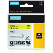 Dymo-Rhino-Band-IND-Vinyl-12-mm-x-5-5-m-zwart-op-geel