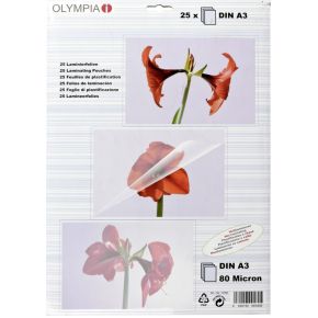1X25 Olympia Lamineerfolie Din A3 80 Micron 9180 olympia kopen in de aanbieding