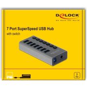 DeLOCK-63669-interface-hub-USB-3-2-Gen-1-3-1-Gen-1-Type-B-5000-Mbit-s-Grijs