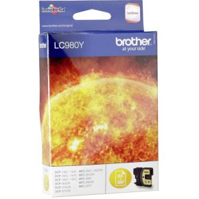 Brother LC-980 Y geel