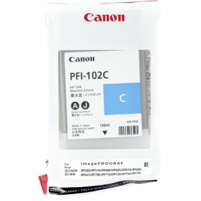 Canon PFI-102 C Kleur Cyan