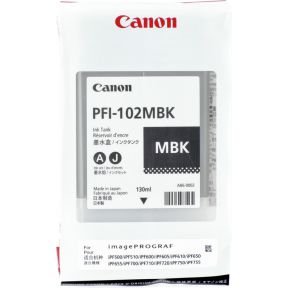 Canon PFI-102 MBK kleur mat zwart