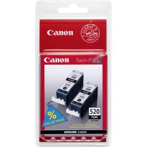 Canon Pgi 520 Bk Twin Pack Zwart canon kopen in de aanbieding
