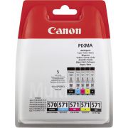 Canon inkc. PGI-570/CLI-571 Multipack (gepigmenteerd) zwart/cyaan/magenta/geel