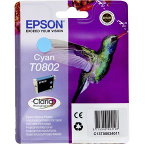 Epson inktpatroon cyaan T 080 T 0802