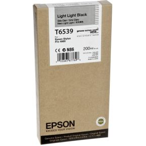 Epson inktpatroon light light zwart T 653 200 ml T 6539