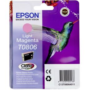 Epson inktpatroon light magenta T 080 T 0806