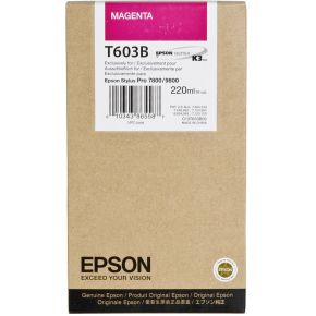 Epson Inktpatroon magenta T 603 220 ml T 603B