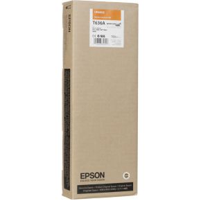 Epson Inktpatroon oranje T 636 700 ml T 636A