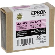 Epson Inktpatroon vivid light magenta T 580 80 ml T 580B