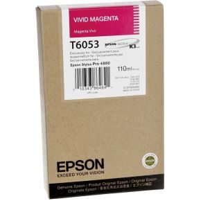 Epson Inktpatroon Vivid Magenta T 605 110 Ml T 6053 epson kopen in de aanbieding