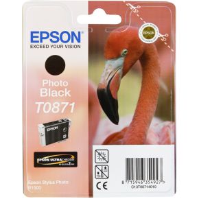 Epson inktpatroon foto zwart T 0871