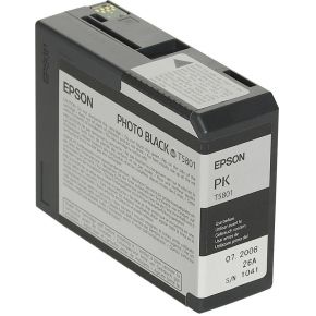 Epson inktpatroon foto zwart T 580 80 ml T 5801
