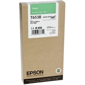 Epson inktpatroon groen T 653 200 ml T 653B