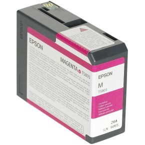 Epson inktpatroon magenta T 580 80 ml T 5803