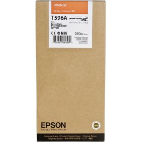Epson inktpatroon oranje T 596 350 ml T 596A