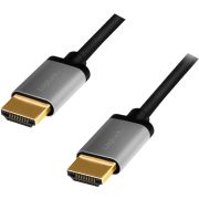 LogiLink CHA0100 HDMI kabel 1 m HDMI Type A (Standaard) Zwart, Grijs