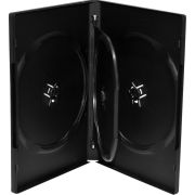 MediaRange BOX35-4 CD-doosje Dvd-hoes 4 schijven Zwart