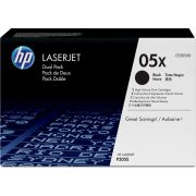HP Toner CE 505 XD zwart Dubbelpak