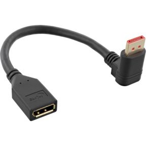 InLine 17159U DisplayPort kabel 0,15 m Zwart
