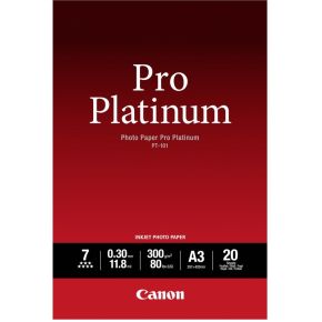 Canon Pt 101 A 3 20 Vel Photo Paper Pro Platinum 300 canon kopen in de aanbieding