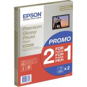 Epson S042169 Premium Glossy Photo Paper A4 2x15 vel 255 gram