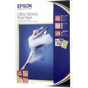 Epson Ultra Glans Photo Papier 13x18 cm. 50 Bl.. 300 g S 041944