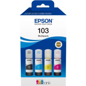 Epson C13T00S64A inktcartridge 4 stuk(s) Origineel Zwart, Cyaan, Magenta, Geel