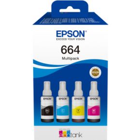 Epson C13T66464A inktcartridge 4 stuk(s) Compatibel Zwart, Cyaan, Magenta, Geel