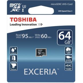 Toshiba microSDXC Class 10 64GB Exceria Ultra High Speed UHS I