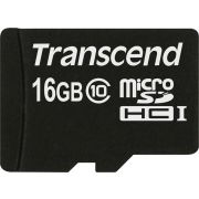 Transcend microSDHC 16GB Class 10 - [TS16GUSDC10]
