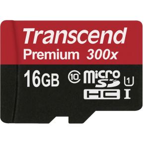 Transcend microSDHC 16GB Class 10 UHS-I 300X