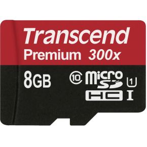 Transcend microSDHC 8GB Class 10 UHS-I 300X