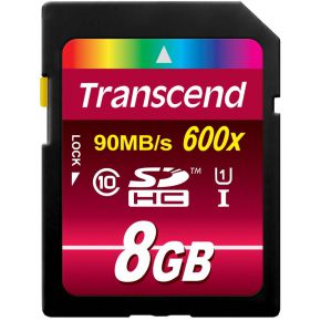 Transcend SDHC 8GB Class10 UHS-I 600x Ultimate