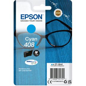 Epson 408L DURABrite Ultra inktcartridge Origineel Cyaan