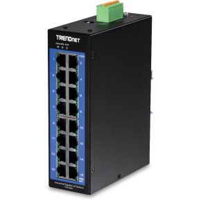 Trendnet TI-G160i Managed Gigabit Ethernet (10/100/1000) Zwart netwerk switch