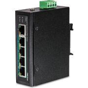 Trendnet TI-PE50 netwerk- Unmanaged Fast Ethernet (10/100) Power over Ethernet (PoE) Zwart netwerk switch