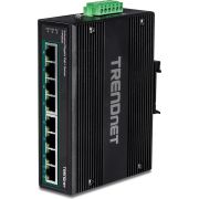 Trendnet TI-PG80B netwerk- Gigabit Ethernet (10/100/1000) Power over Ethernet (PoE) Zwart netwerk switch