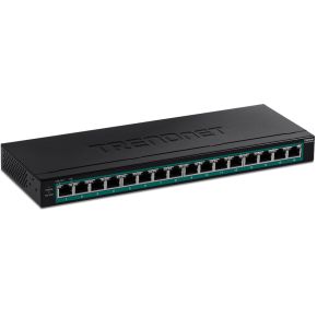 Trendnet TPE-TG160H netwerk- Managed Gigabit Ethernet (10/100/1000) Power over Ethernet (PoE) netwerk switch