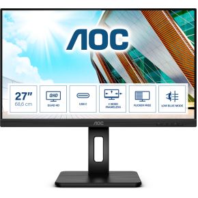 AOC P2 Q27P2CA computer monitor 68,6 cm (27 ) 2560 x 1440 Pixels 2K Ultra HD LED Zwart