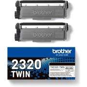 Brother TN-2320TWIN tonercartridge 1 stuk(s) Origineel Zwart