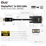 CLUB3D-DisplayPort-to-VGA-Cable-M-M