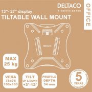 Deltaco-ARM-0102-27-Single-Monitor-Arm-Mount
