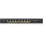 Zyxel-GS1100-10HP-v2-Unmanaged-Gigabit-Ethernet-10-100-1000-Power-over-Ethernet-PoE-Zwart-netwerk-switch