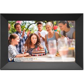 Denver PFF-1063BLACK digitale fotolijst Zwart 25,6 cm (10.1 ) Touchscreen Wifi