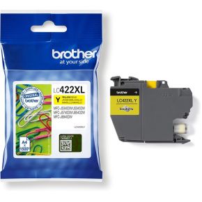 Brother LC-422XLY inktcartridge 1 stuk(s) Origineel Geel
