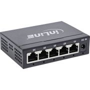 InLine-32305O-netwerk-Gigabit-Ethernet-10-100-1000-Zwart-netwerk-switch