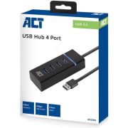ACT-USB-Hub-3-2-4x-USB-A-zwart
