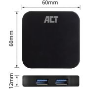 ACT-USB-C-Hub-4x-USB-A-voedingsadapter