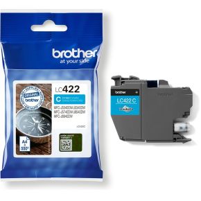 Brother LC-422C inktcartridge 1 stuk(s) Origineel Cyaan